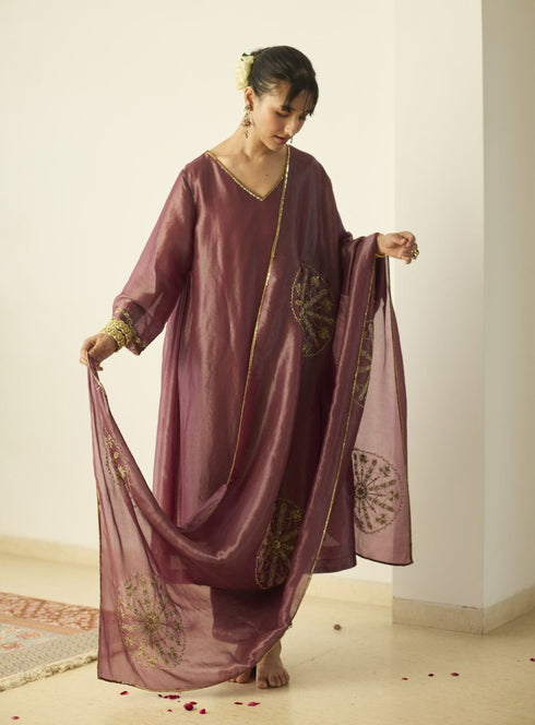 Purple samridhi set