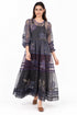 Purple tier dress