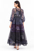 Purple tier dress