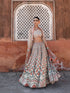 Raas multicolor peacock lehenga set
