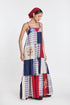 Rafflesia patchwork maxi dress