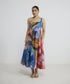 Rainbow garden cherry dress