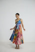 Rainbow garden cherry dress
