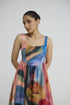 Rainbow garden cherry dress