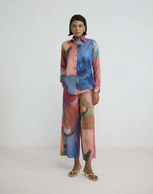 Rainbow garden cotton co-ord set