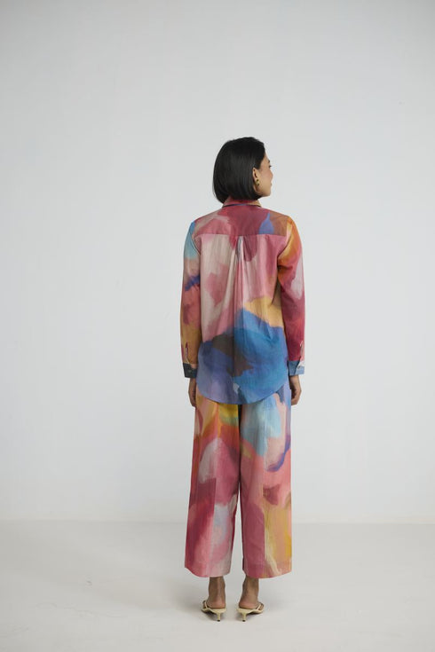 Rainbow garden cotton co-ord set