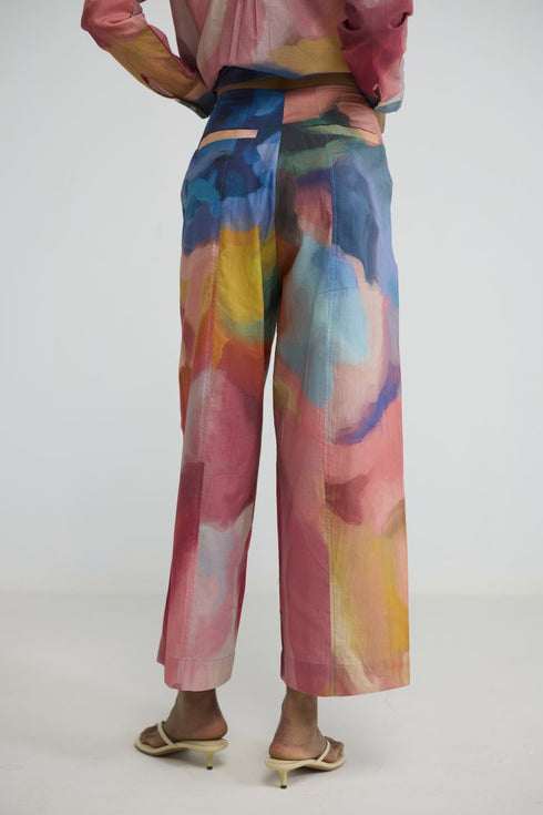 Rainbow garden cotton co-ord set