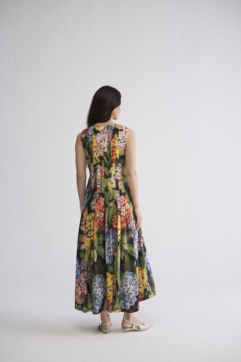 Rain panelled dress