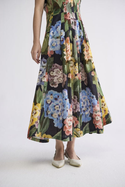 Rain panelled dress