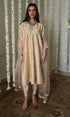 Rangeela deep ivory octa kaftan with nandini dhoti pants