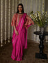 Rangeela hot pink desi girl sari with batwing blouse