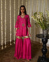 Rangeela hot pink jahan ara kurta with hot pink Sharara