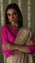 Rangeela hot pink silk suchi blouse