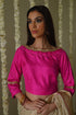 Rangeela hot pink silk suchi blouse
