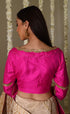 Rangeela hot pink silk suchi blouse