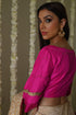 Rangeela hot pink silk suchi blouse