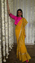 Rangeela ochre alia chiffon sari