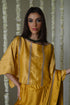 Rangeela ochre desi girl sari with batwing blouse
