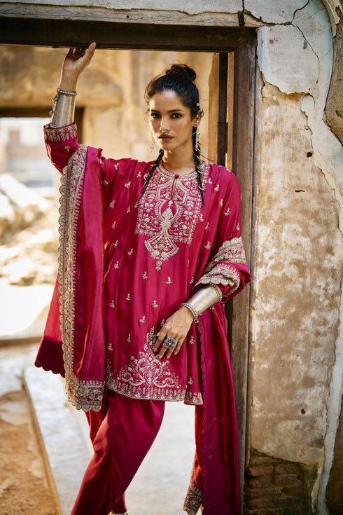 Rani pink tunic set