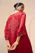 Red isha kurta with pants