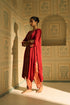 Red seerat kurta with pants
