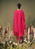 Resonance fuchsia pink double layer tunic set