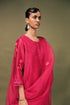 Resonance fuchsia pink double layer tunic set
