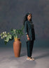 Resonance indigo shirt with straight pants