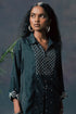 Resonance indigo shirt with straight pants