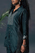 Resonance indigo shirt with straight pants