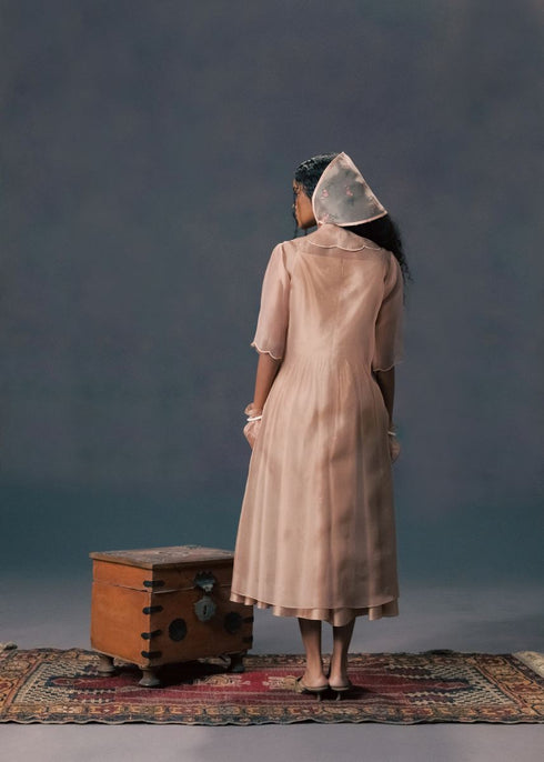 Resonance mocha mousse jacket with strap dress