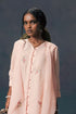 Resonance old rose double layer shirt with pants
