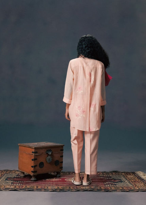 Resonance old rose shirt with pants