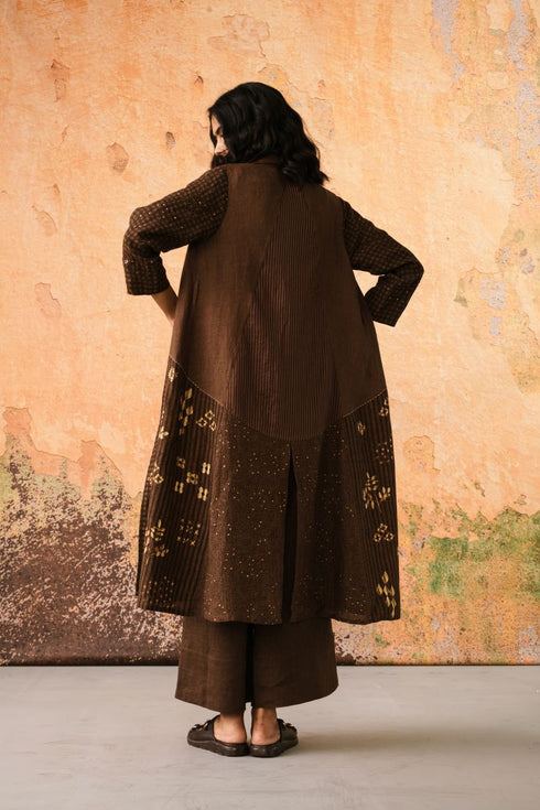 Riva cognac jacket with top and pants