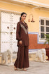 Riwayat brown pintuck co-ord set