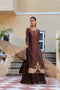 Riwayat brown straight kurta set
