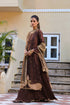 Riwayat brown straight kurta set