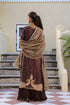Riwayat brown straight kurta set