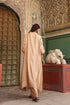 Riwayat ivory and maroon kaftan set