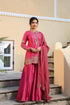 Riwayat pink printed sharara set