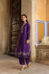 Riwayat purple heavy long kurta set