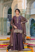 Riwayat purple printed sharara set