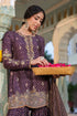 Riwayat purple printed sharara set