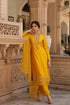 Riwayat yellow heavy long kurta set