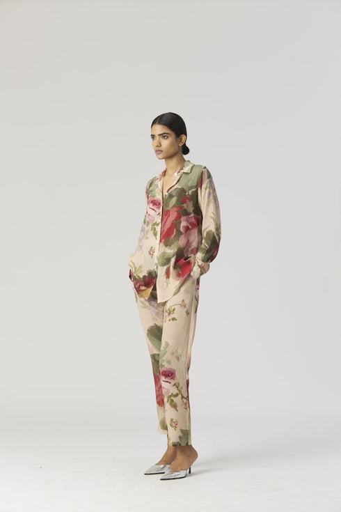 Roma rose beige co-ord set