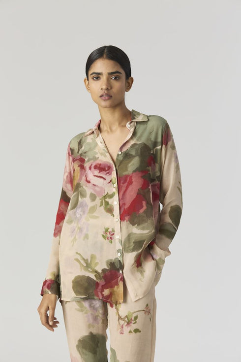 Roma rose beige co-ord set