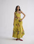 Romy halterneck waistcoat and skirt set