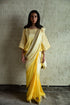 Roop yellow shaded sari