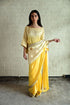 Roop yellow shaded sari