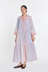 Roscoea collared maxi dress